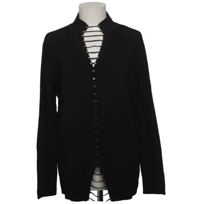 Cardigan (Zwart) van Eurofashion Elastaan, Polyamide, Viscose