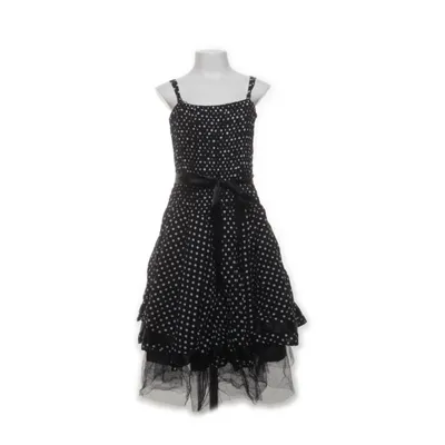 Kjole (Sort, Hvid) fra Evita Bomuld, Polyester
