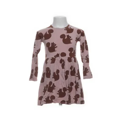 Klänning (Rosa, Brun) från Mini Rodini Bomull, Elastan