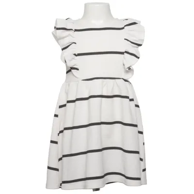 Kjole (Hvid, Sort) fra Kids Elastan, Polyester