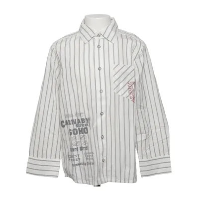 Chemise (Blanc, Gris) de Sanetta Coton