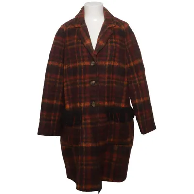 Manteau (Marron, Orange, Multicolore) de United Colors of Benetton Laine d'alpaga, Coton, Mohair, Polyamide, Polyester