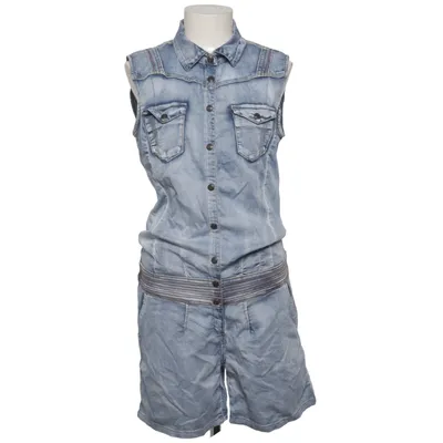 Jumpsuit (Blue) from True Object Cotton, Elastane
