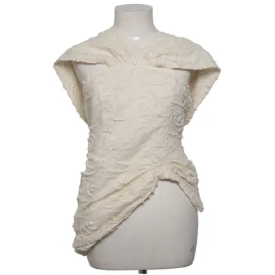 Haut (Beige) de NA-KD Art Coton, Polyester