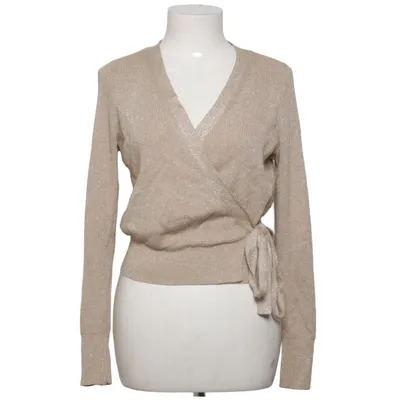Omlottkofta (Beige) från Fashion Union Metallfiber, Viskos