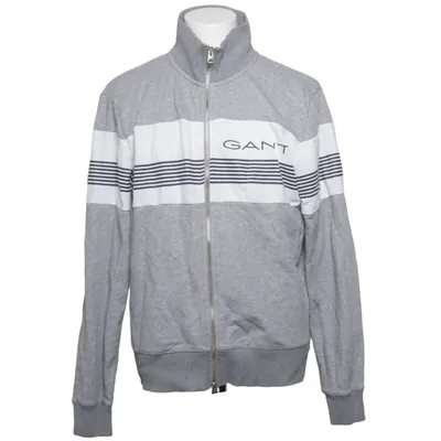 Cardigan (Grå, Hvid) fra GANT Bomuld, Polyester