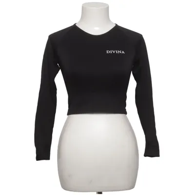 Sporttop (Zwart) van Divina Elastaan, Polyamide, Polyester