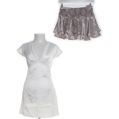 Ensemble (Blanc, Gris) de Peppermayo Élasthane, Polyester