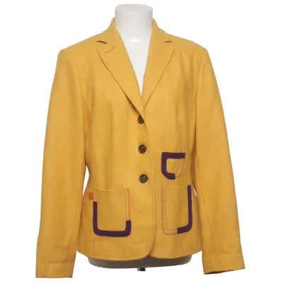 Blazer (Jaune, Violet, Rouge) de Cassani Acétate, Viscose, Laine