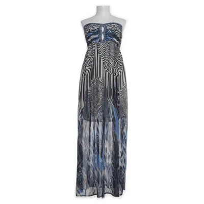 Maxi dress (White, Multicolored) from Jaune Rouge Cotton, Polyester