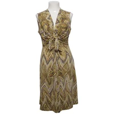 Klänning (Gul, Brun, Vit) från Ilse Jacobsen Elastan, Polyester