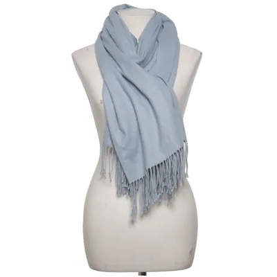 Scarf (Blue) from Lindex Polyester, Viscose