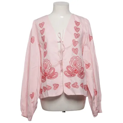 Blouse (Roze, Rood) van Sissel Edelbo Organisch katoen