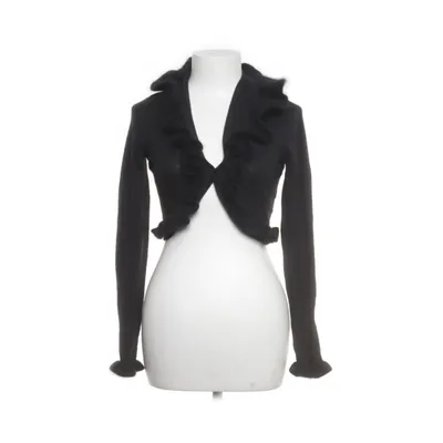 Bolero (Svart) från White House Black Market Kaninpäls, Nylon, Ull