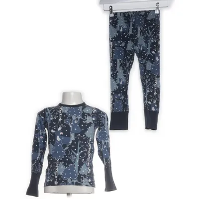 Pyjama (Blauw, Meerkleurig) van Polarn O. Pyret Organisch katoen, Elastaan