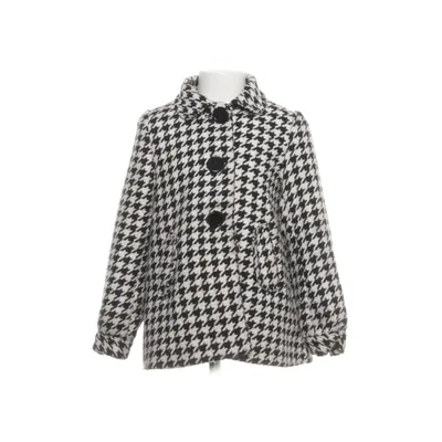 Sømandsjakke (Hvid, Sort) fra H&M Polyester, Uld, Viscose
