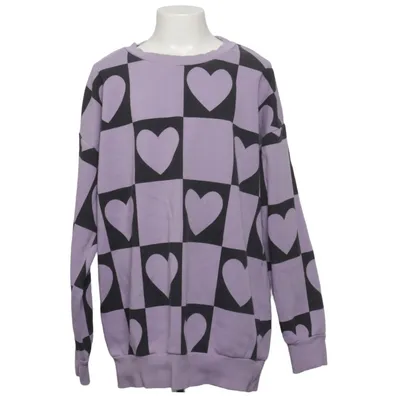 Sweatshirt (Purple, Black) from Lindex Kids Cotton, Polyester