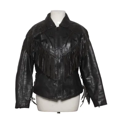 Veste en cuir (Noir) Cuir