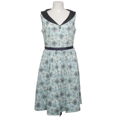 Robe (Bleu, Blanc) de Banned Apparel Coton, Élasthane