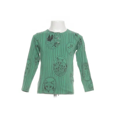Henley shirt (Groen) van Mini Rodini Organisch katoen, Elastaan