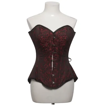 Corset (Red, Black) from Corset Story Polyester