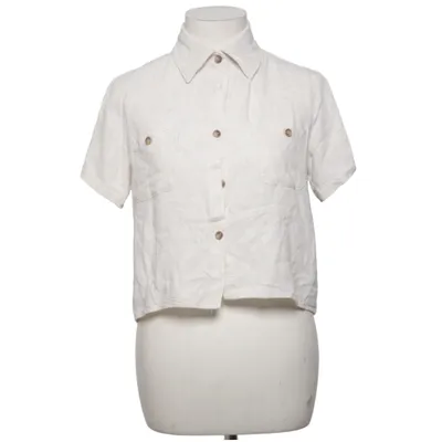 Korte mouwen shirt (Beige) van Sophyline Linnen, Viscose