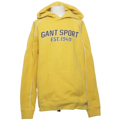 Huvtröja (Gul) från GANT Sport Bomull, Polyester