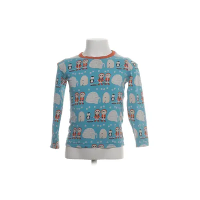 Långärmad t-shirt (Blå, Flerfärgad) från Me&i Bomull, Elastan