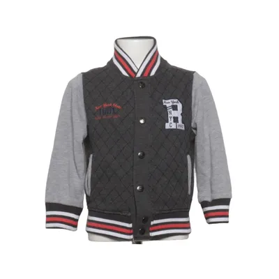 Veste universitaire (Gris, Noir, Rouge) de Rebel Coton, Polyester