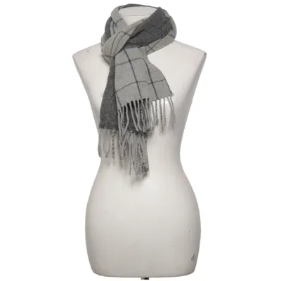 Écharpe (Gris) de Polo Ralph Lauren Nylon, Laine