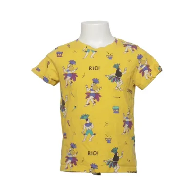 T-shirt (Yellow, Multicolored) from Raspberry Republic Elastane, Organic cotton