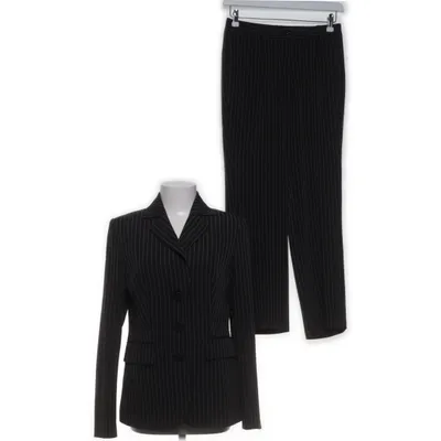 Kostym (Svart, Vit) från Basic Line Elastan, Polyester, Viskos