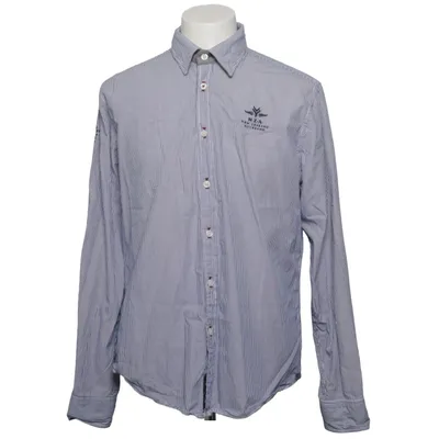 Chemise (Bleu, Blanc) de New Zealand Auckland Coton