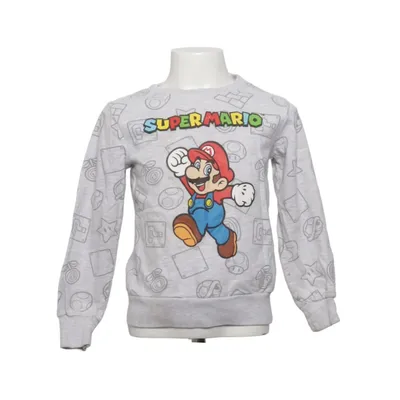 Sweatshirt (Gray, Multicolored) from Super Mario Cotton, Polyester