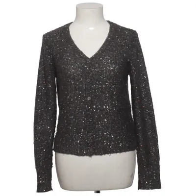 Cardigan (Gray) from Oui Moments Acrylic, Mohair, Polyamide, Polyester