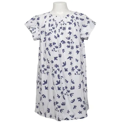 Dress (White, Blue) from Bonpoint Cotton
