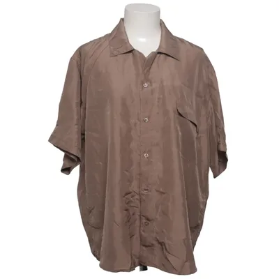 Short sleeve shirt (Brown) from Jarvi Muoti Silk