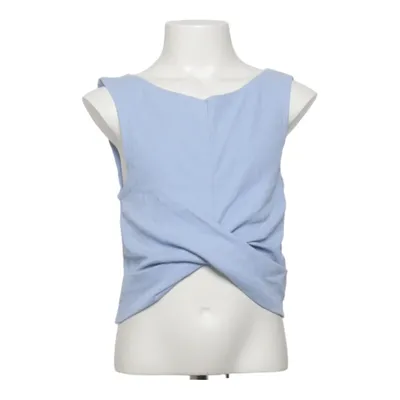 Top (Blauw) van Zara Katoen, Elastaan