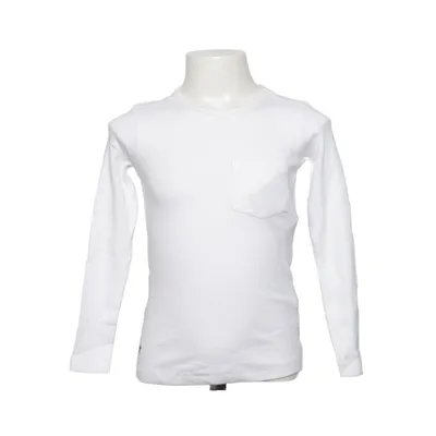 T-shirt à manches longues (Blanc) de Milk Copenhagen Coton, Élasthane