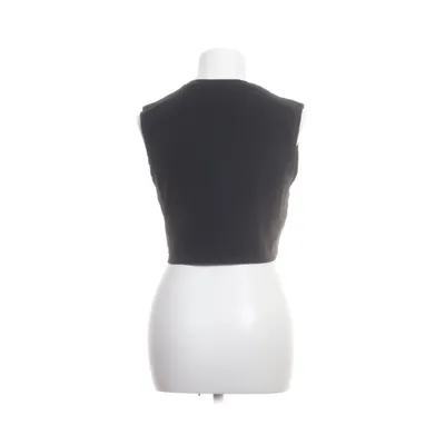 Crop top (Noir) de Zara Coton, Élasthane thumbnail 2