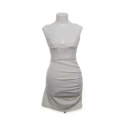 Klänning (Vit) från Zara Elastan, Polyester