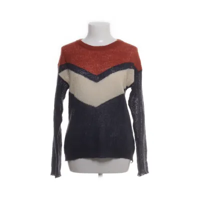 Sweater (Orange, Beige, Blue) from Cerise Blue Mohair, Wool, Nylon, Acrylic