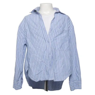 Shirt (Blue, White) from Zara Cotton, Elastane