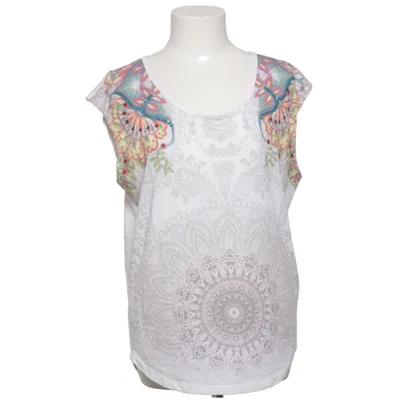 Haut (Blanc, Multicolore) de Desigual Polyester, Viscose
