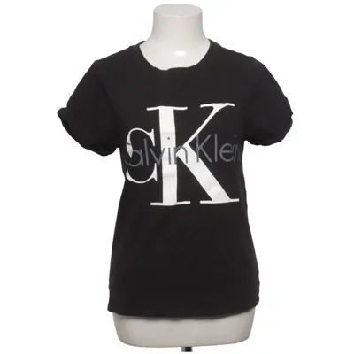 T-shirt (Black, White) from Calvin Klein Sleepwear Cotton