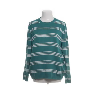 Trui (Turquoise, Wit) van The Tiny Big Sister Katoen, Linnen