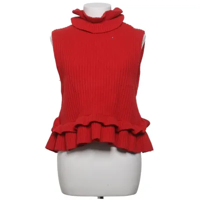 Pull sans manches (Rouge) de Ganni Polyamide, Laine