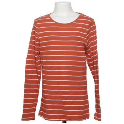 Long sleeve T-shirt (Brown, White) from Pep & Co Cotton