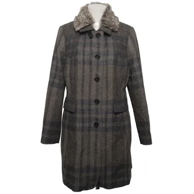Coat (Gray, Brown) from Junge Nylon, Wool
