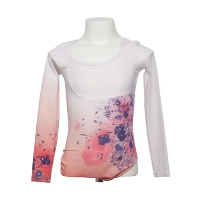 Gymnastikdräkt (Vit, Rosa, Flerfärgad)